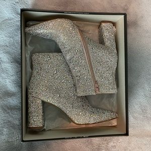 Betsey Johnson Rhinestone Cady Boots